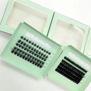Segments Cluster Eyelashes Extension Natural Box Package Lashes DIY Segment Lashes Natural Individual Cluster