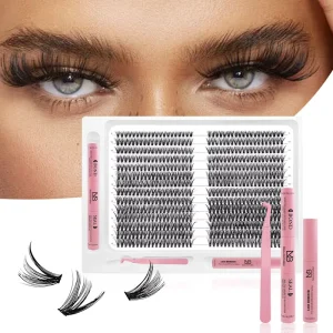 Segments Cluster Eyelashes Extension Natural Individual Lashes DIY Segment Lashes Natural Individual 108 Cluster