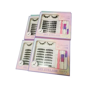 Segments Cluster Eyelashes Extension Natural Individual Lashes DIY Segment Lashes Natural Individual 120 Cluster