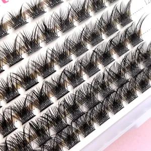 Segments Cluster Eyelashes Extension Natural Individual Lashes Diy Segment Lashes Natural Individual Cluster