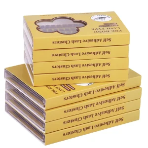 Self Adhesive Cluster Lashes Press on No Glue Needed Segmented Eyelashes Reusable DIY Individual Eyelash Extension