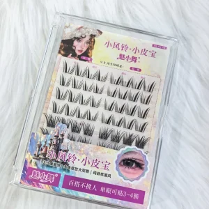 Self Adhesive DIY Cluster Lashes No Glue Natural Wispy Segment False Eyelashes Private Label