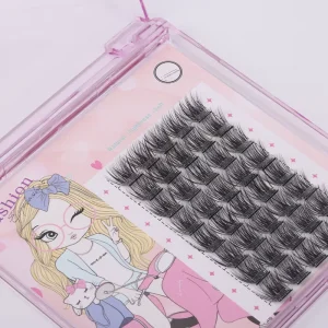 Self Adhesive Eyelash No Glue Needed Segment Lashes Cluster Lash Extension Kit No Glue Lashes