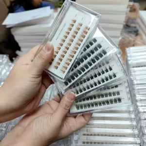 Self Adhesive Eyelashes DIY Lash Clusters Pre Glued Fluffy Lash Clusters Press on Lash Cluster Eyelash Extensions No Glue Needed