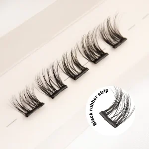 Self Adhesive Eyelashes Lash Clusters Press on Lashes 10-16mm Natural Wispy Cluster Lashes Reusable No Glue Lashes