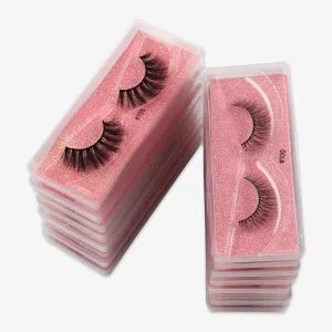 Self Adhesive Fake Eyelashes 3D Mink Hair Premium False Eyelashes Natural Volumizing Eyelash Beauty Kit