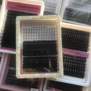 Self Adhesive Glue Free Lashes Pre Sticky Lashes No Glue Needed Quick Application Natural Look Fan Segment DIY Cluster Lash