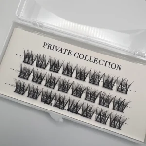 Self Adhesive Lashes No Glue Needed Natural Wispy 8 14mm Pre Glue Cluster Lash Cils Press on Self Adhesive Lash Cluster