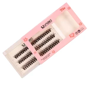 Self Adhesive Natural Look Cluster Lashes Glue Free One Step Easy Application Fake Eyelashes Soft Lightweight Comfortable