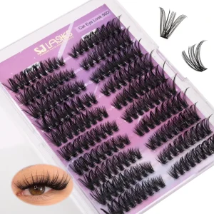 Self-Adhesive Pre-Glued Cluster Lashes, 5-10 Days, Press-On