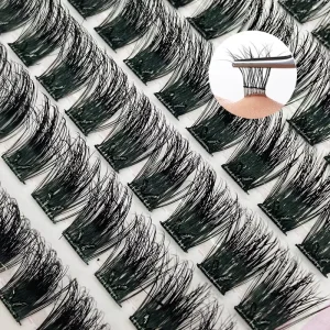 Self Adhesive Prebond Lashes No Glue DIY Lash Kit Pre Glued Press on Lashes
