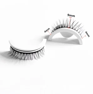 Self Adhesive Reusable Faux Mink Eyelashes 3D Full Strip Glue Free False Eyelashes with No Residue on Skin