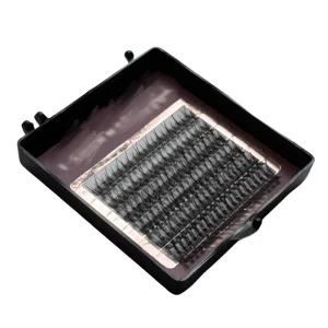 Self DIY Eyelash Kit 10D Fish Tail Cluster Lash Ultra Thin 0.05mm 0.07mm Base Custom 8 16mm Package for Salon Home Use Made PBT