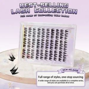 Self-adhesive Cluster False Eyelashes Natural Curling Baby Bend Glue-free 18 Styles