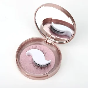 Self adhesive False Eyelash Self adhesive False Silk Lashes Eyelash Round Acrylic Package Self Adhesive Eye Lashes