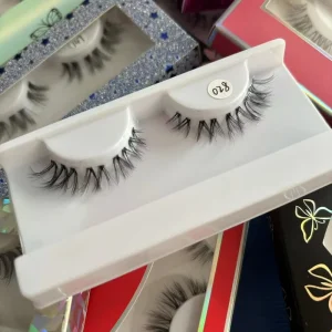Self adhesive False Eyelash Self adhesive False Silk Lashes Eyelash Round Self Adhesive Eye Lashes