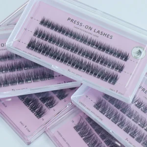 Self adhesive False Eyelashes DIY Eyelash Waterproof Vegan Self adhesive Eyelashes