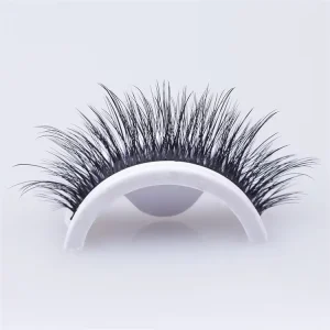 Self adhesive False Eyelashes Lasting Repetition with Glue free Natural Simulation Set of Warm Jelly Glue False Eyelashes