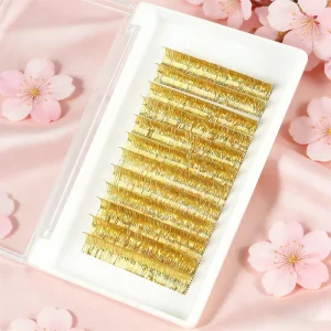 Shiny Laser Lash False Eyelashes Wispy Layered Design Lightweight Reusable For Wedding And Special Events