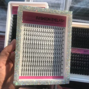 Shiny Silk-Effect Wispy Pre-Cut Fan Segment DIY Cluster Lashes