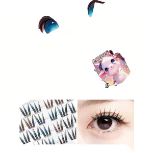 Short Middle Long Mixed Thin Band Easy to Wear Cluster Lashes Segmented Lashes Natural Eye Lift Cluster Lashes