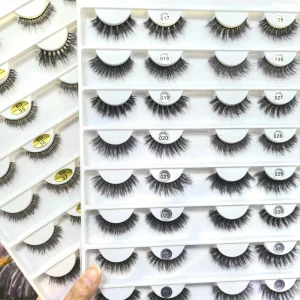 Short Style Wedding Makeup Tools Lash Faux Mink Eyelashes Vegan Natural Looking Full Strip Lashes Bridal Eyelashes