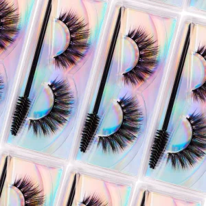 Silk Eyelashes Private Label Faux Mink Eyelash 25Mm Lashes Eye Lash Manufacture