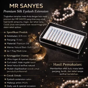 Silk Lashes Ultra Lightweight Natural Black Eyelash Extensions