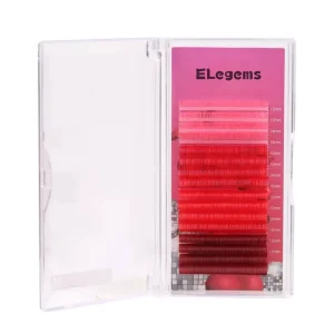 Silk Mink Cashmere Dark 0.07 Dd Curl Volume Eyelash Extensions Oem Color Eyelash Extension
