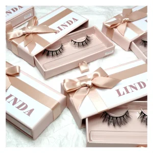 Silk Strip Lashes Fan Eyelashes Magnetic Lash Box 3D Fake Eyelashes