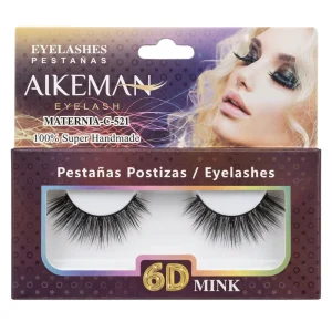 Single Pair Strip Lashes with Luxury Box Dramatic Full Volume 3D Faux Mink Lashes for Middle East Wedding Party Makeup