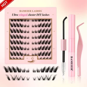 Skew Flying Foxey Pre cut 8 16mm Diy Lash Clusters Thick Fluffy Cat Eye Cluster Eyelashes