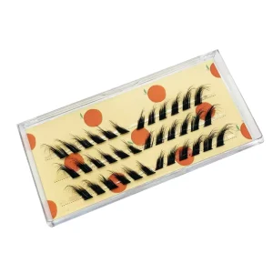 Small Box Fox & Cat Eye Lash Clusters Kit Custom Logo Full Strip Eyelashes