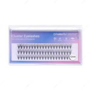 Small Tray 60 Clusters 20D Sunflower Cluster Eyelash D Curl Segment Lashes Easy to Pick OEM ODM Private Label Eyelash Clusters
