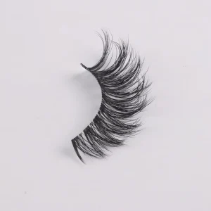 Soft 3D Clear Lash Band Lash Strips Wispy Faux Mink Eyelash Private Label Strip Lashes