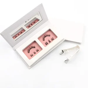 Soft Band Invisible Quantum 3D Silk Magnetic Eye Lashes Private Label False Eyelashes No Glue No Eyeliner