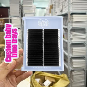 Soft Cashmere Eye Lash Extensions Supplies Lash Trays Deep Ultra matte Finish Classic Lash Extensions Trays