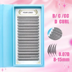Soft Comic Spire Eyelash Extensions Anime Lash Extensions Premade Spire Lashes