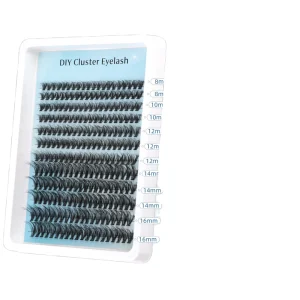 Soft DIY Cluster Lashes Matte Finish Eyelash Clusters Natural Volume Cat Eye Style Fluffy Volume Eyelash Clusters