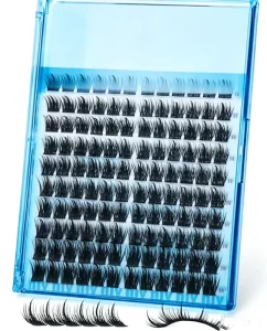 Soft Dark Brown Hue Cluster Lashes Warm Natural Tone Cluster Lashes for Mature Women Elegant Daily Styling