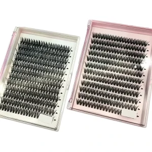 Soft Faux Mink Reusable DIY Segment Lashes Curl Natural Wispy Long Lasting Individual Magnetic Handmade Travel Size Eyelashes