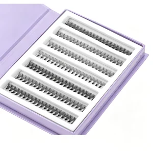 Soft Flared Outer Wing Cluster Lashes Progressive Thin Tips Gentle Eye Lift Romantic Dinner Wedding Guest Styling