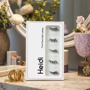 Soft Lightweight Corner Eyelashes Clear Band Half Lash 3D Faux Mink Natural Half Lashes Customized Packaging Available