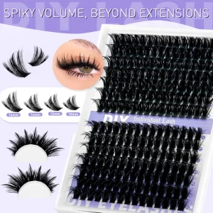 Soft Lightweight Reusable Handmade Individual Fluffy Natural Look Cluster Lashes Extensions Beauty Makeup Daily Wear