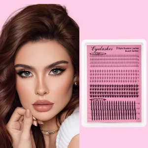 Soft Lower Cluster False Eyelashes Segment DIY Lash Extensions Large Capacity Mixed Set Individual Wispy Volume Lashes
