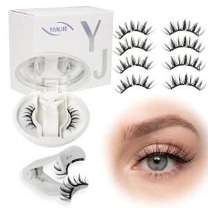 Soft Magnetic Eyelash Set Natural Look Voluminous and Lengthening Artificial Mink Lashes Glue free Reusable