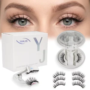 Soft Magnetic Eyelash Set No Glue Needed Easy to Wear Soft Magnetic Eyelashes Soft Magnetic False Eyelashes with Applicator