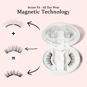 Soft Magnetic Eyelashes Manufacturer soft Magnetic False Lashes reusable Soft Magnetic Eyelashes with Magnetic False Eyelashes