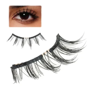Soft Magnetic Eyelashes Set With Applicator Handmade Easy to Wear Soft Light Weight Reusable Magnetic Lash Kit