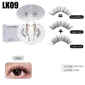 Soft Magnetic False Lashes Kit 3d Natural Handmade Magnetic Lashes Easy to Wear and Without Glue